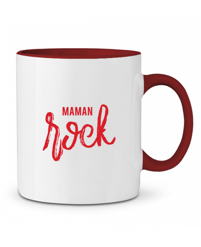 Mug bicolore Maman rock tunetoo