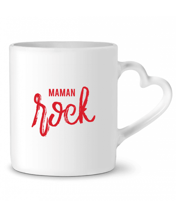 Mug coeur Maman rock par tunetoo