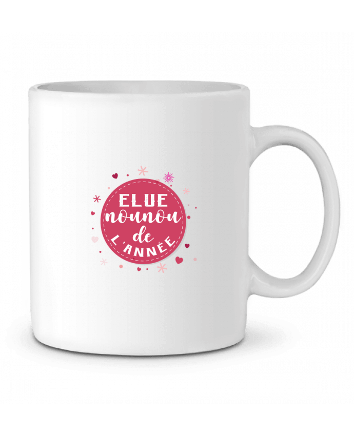 Mug  t-shirt elue nounou de l'année cadeau pour nounou par Touille77