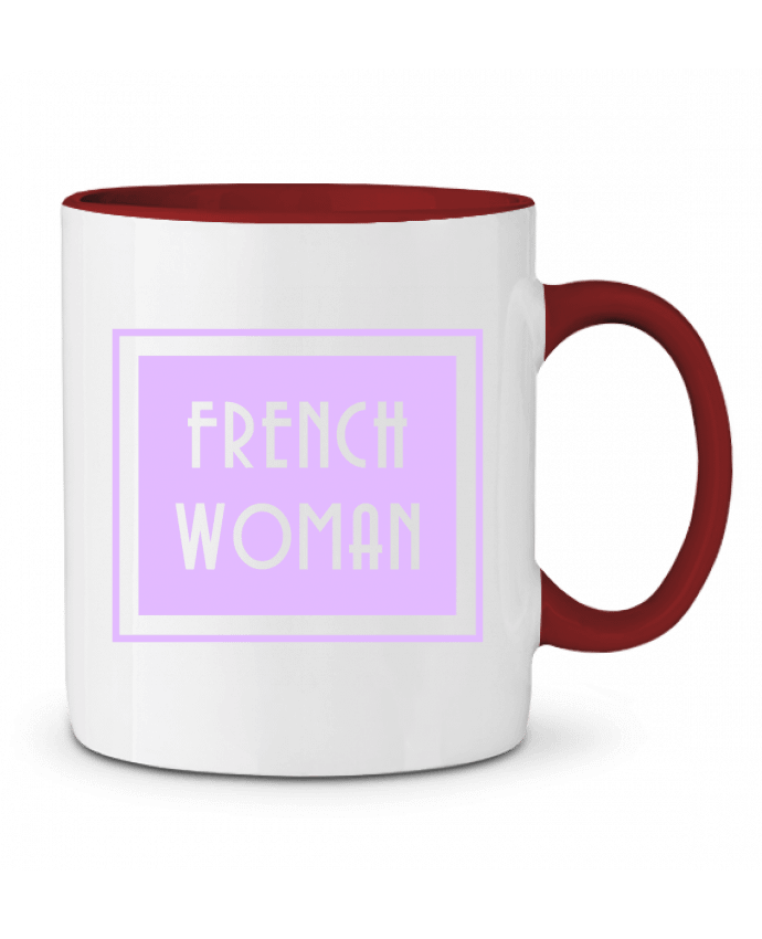 Mug bicolore French woman tunetoo