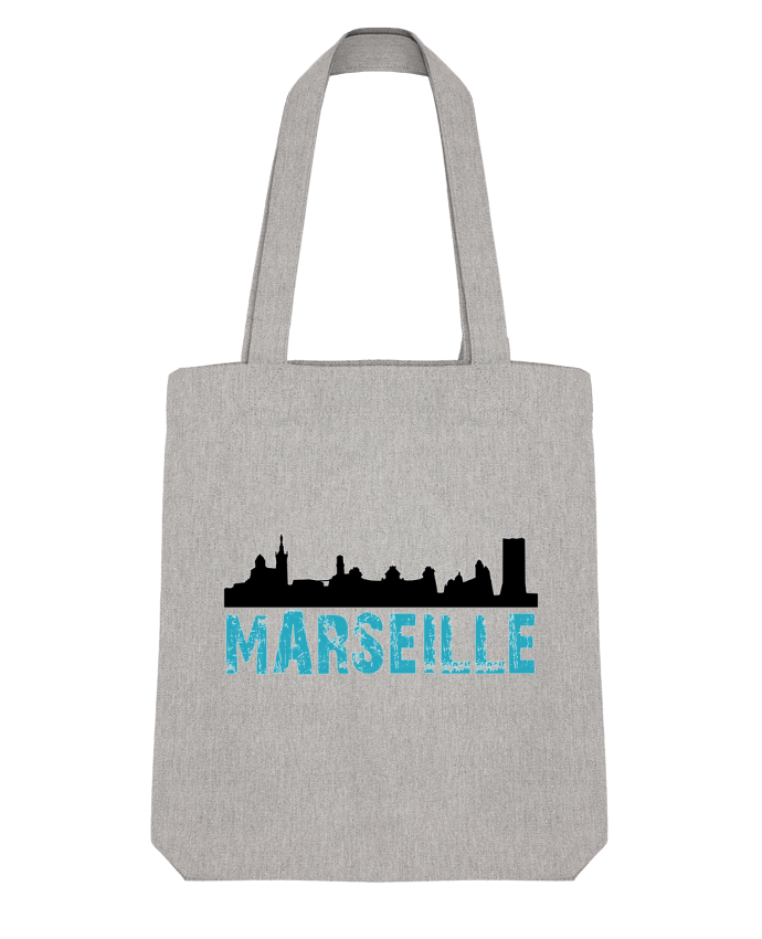 Tote Bag Stanley Stella Marseille Line Noir par JYR Studios 