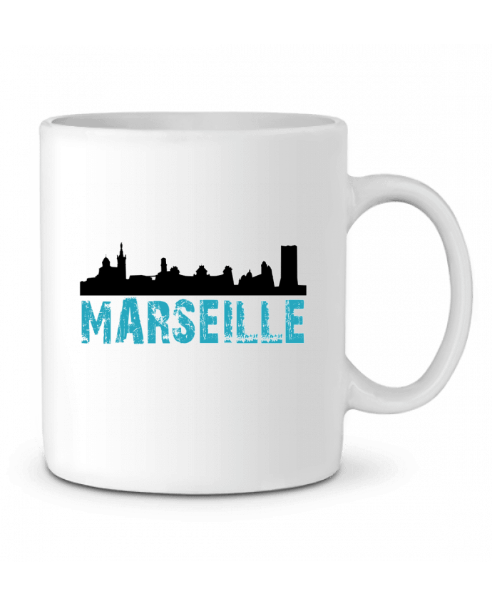 Mug  Marseille Line Noir par JYR Studios