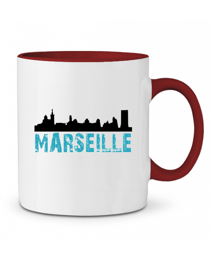 Mug bicolore Marseille Line Noir JYR Studios