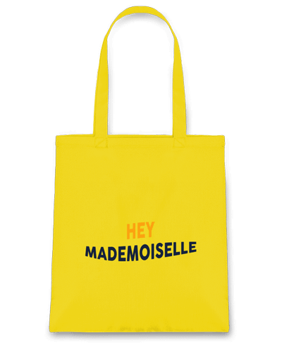 Tote-bag Hey mademoiselle par tunetoo