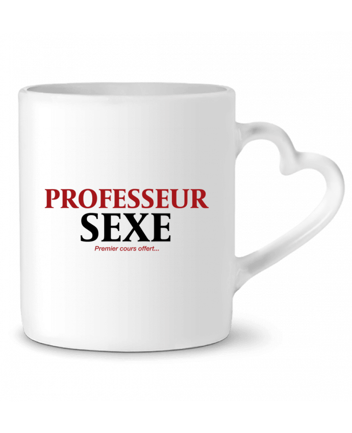 Mug coeur Professeur Sexe par tunetoo