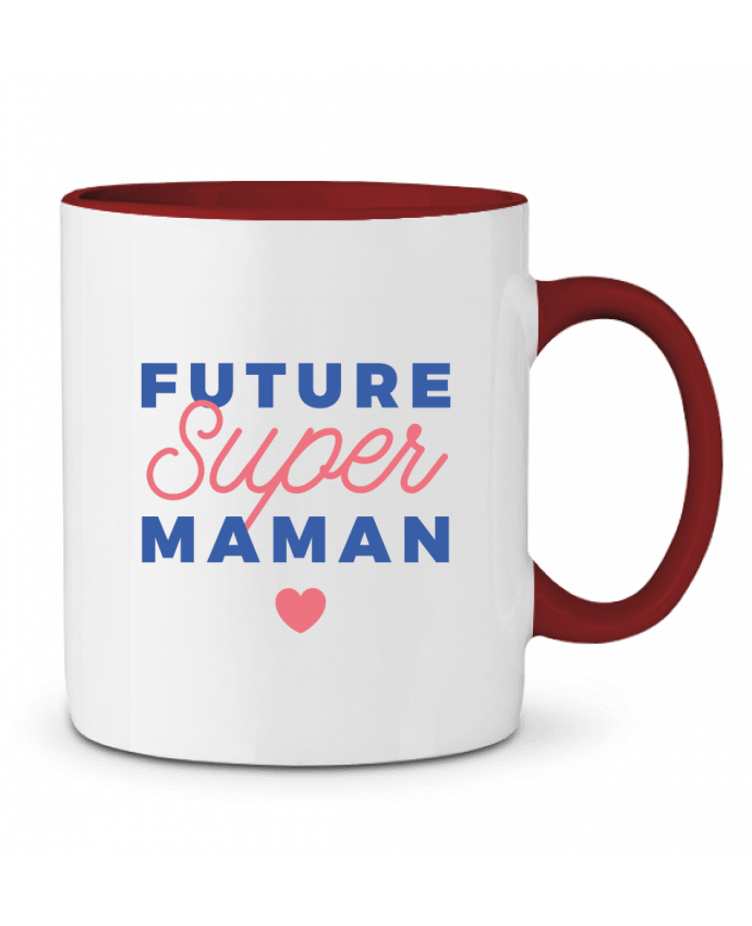 Mug bicolore Future super maman Nana