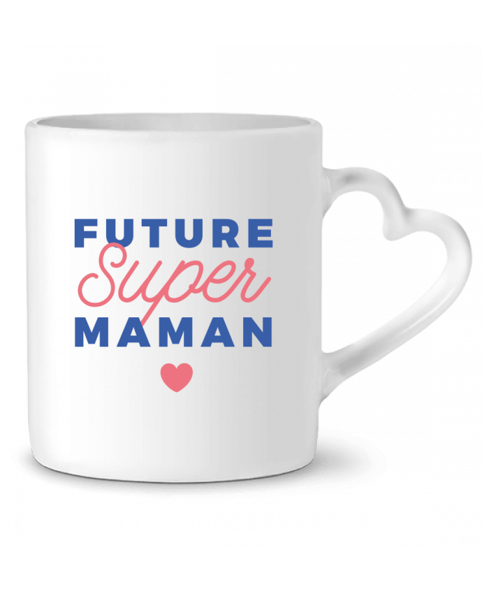 Mug coeur Future super maman par Nana