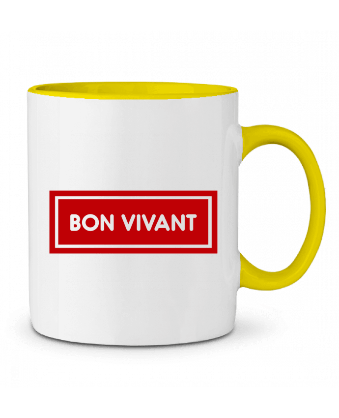 Two-tone Ceramic Mug Bon vivant tunetoo