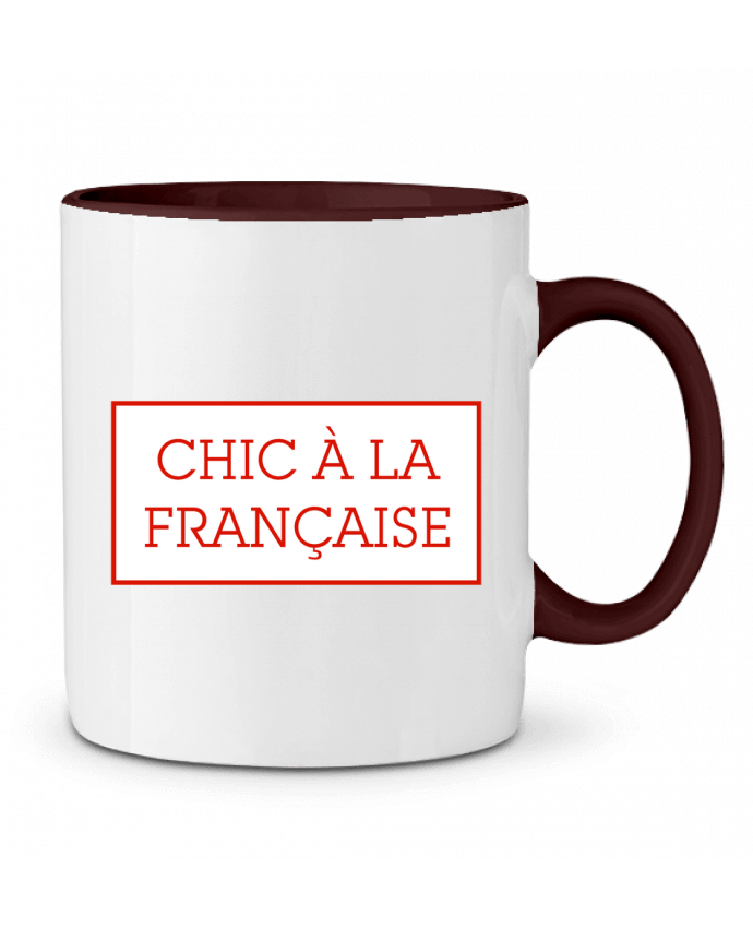 Two-tone Ceramic Mug Chic à la française tunetoo