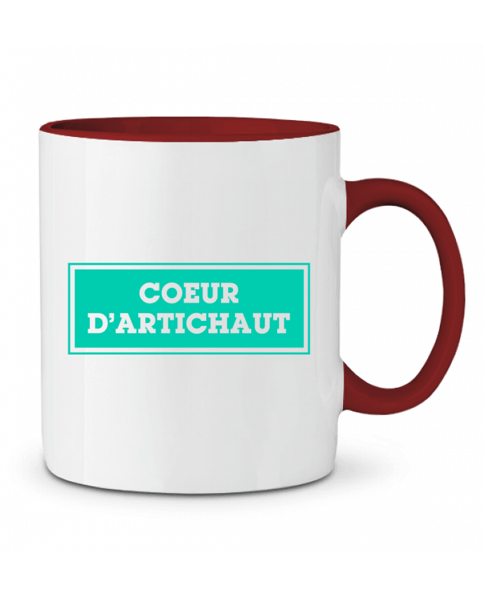 Mug bicolore Coeur d'artichaut tunetoo