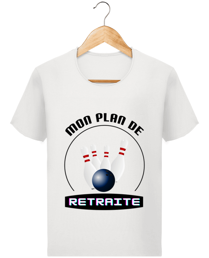  T-shirt Homme vintage Mon plan de retraite bowling - cadeau retraite par Boxsoo