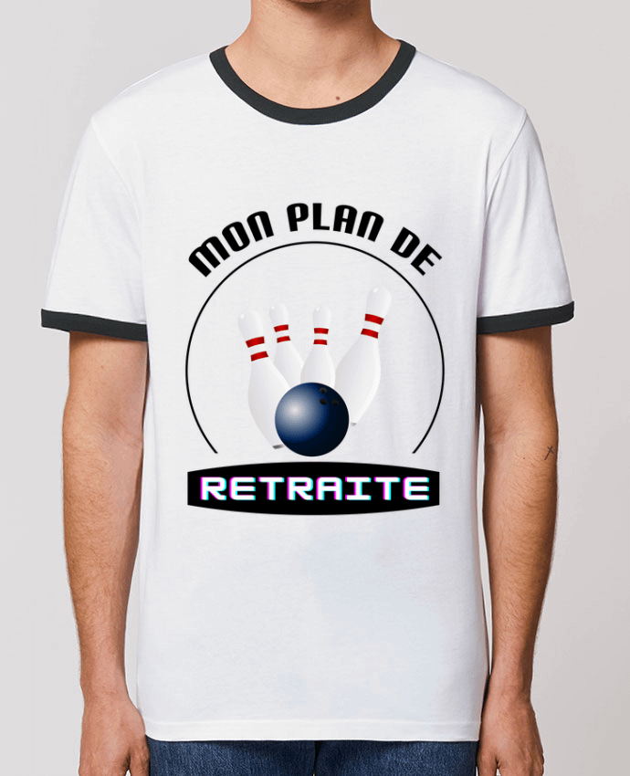 T-shirt Mon plan de retraite bowling - cadeau retraite par Boxsoo