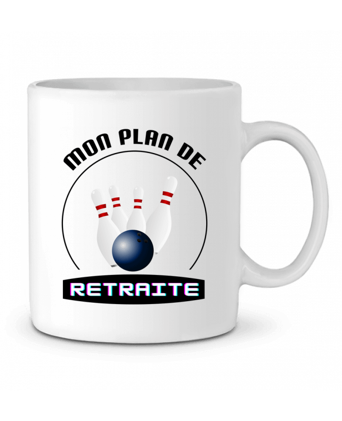 Mug  Mon plan de retraite bowling - cadeau retraite par Boxsoo