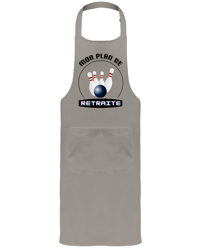 Tablier avec poches Mon plan de retraite bowling - cadeau retraite par Boxsoo