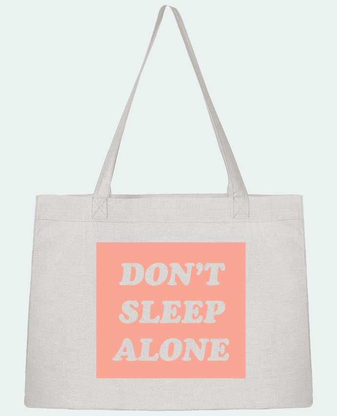 Shopping tote bag Stanley Stella Don't sleep alone by tunetoo