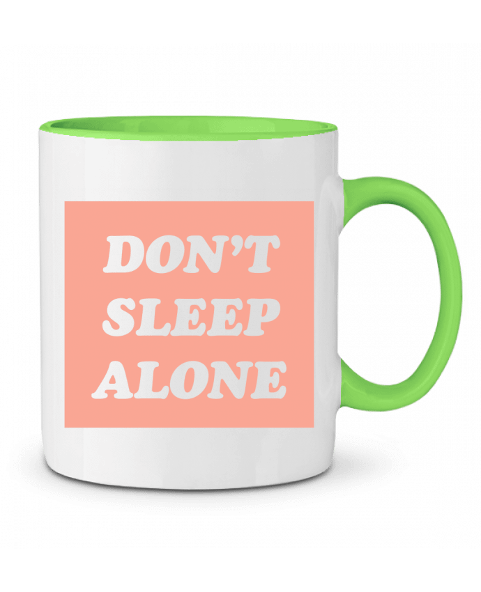 Two-tone Ceramic Mug Don't sleep alone tunetoo