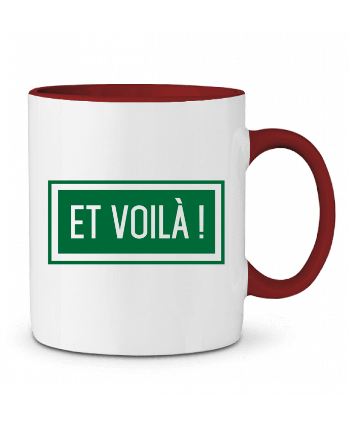 Mug bicolore Et voilà ! tunetoo