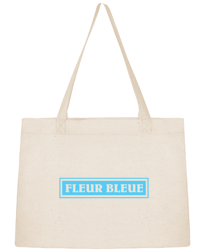 Shopping tote bag Stanley Stella Fleur bleue by tunetoo