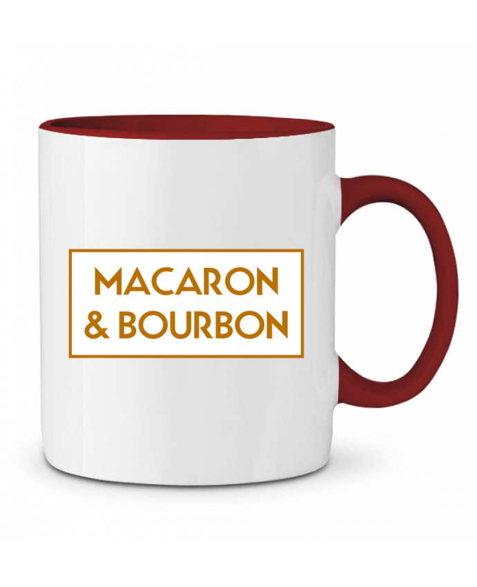 Mug bicolore Macaron et bourbon tunetoo