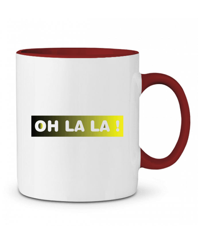 Taza Cerámica Bicolor Oh la la ! tunetoo