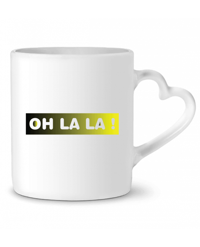 Mug coeur Oh la la ! par tunetoo