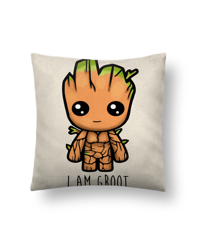 Coussin suédine I Am Groot je s'appel Groot par Geekshow