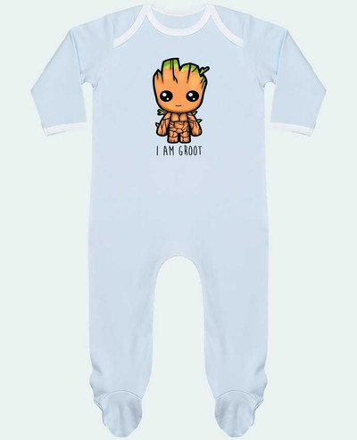 Body Pyjama Bébé I Am Groot je s'appel Groot par Geekshow