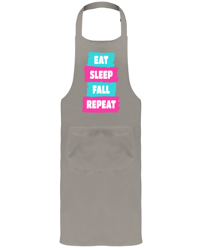 Tablier avec poches Eat Sleep Fall Repeat - Fall Guys par Geekshow