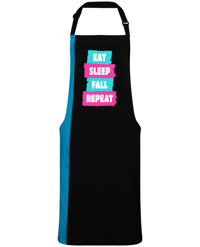 Tablier bicolore Eat Sleep Fall Repeat - Fall Guys par  Geekshow
