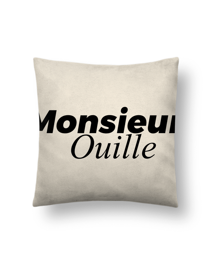 Cushion suede touch 45 x 45 cm Monsieur Ouille by tunetoo