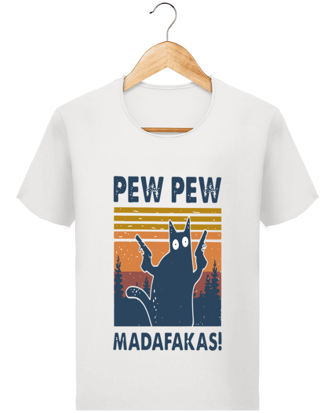  T-shirt Homme vintage Pew Pew Madafakas! par Geekshow