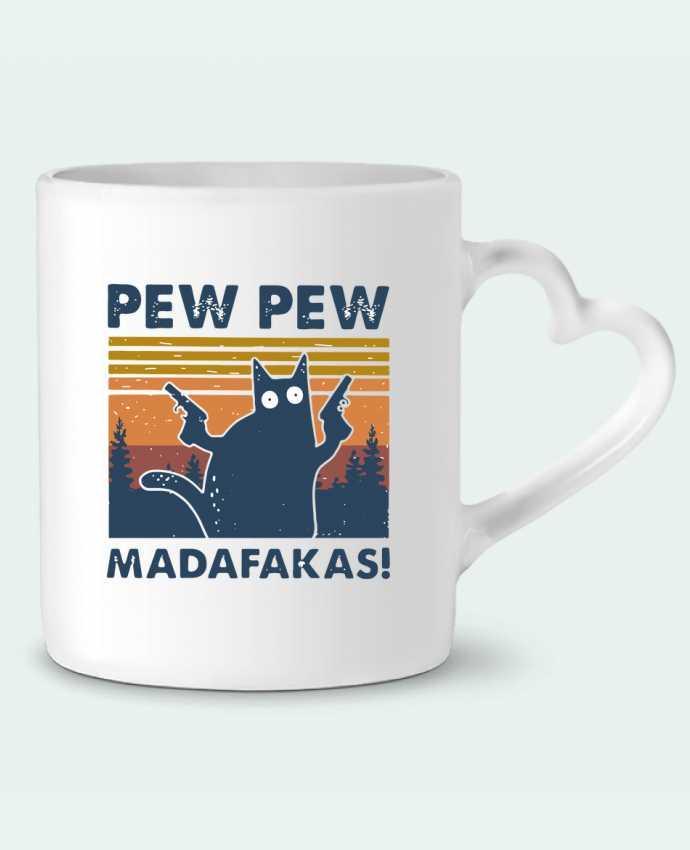 Mug coeur Pew Pew Madafakas! par Geekshow