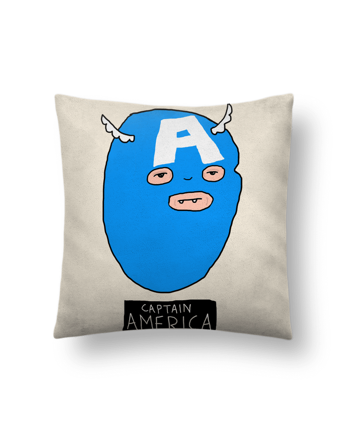 Cushion suede touch 45 x 45 cm Captain America by Nick cocozza