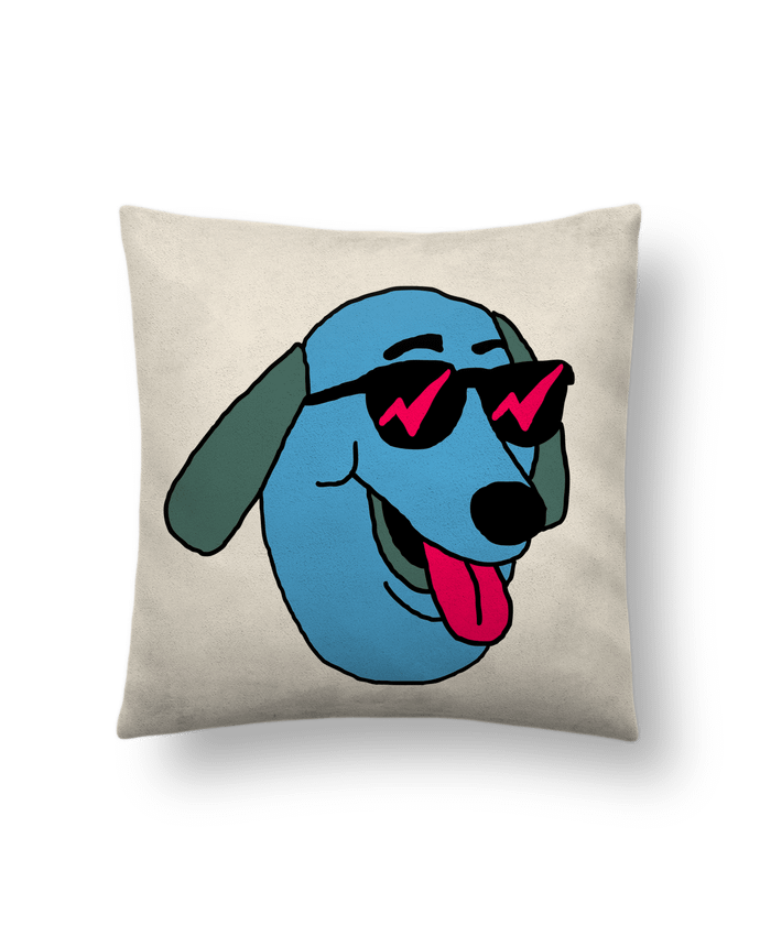 Cushion suede touch 45 x 45 cm Bluedog by Nick cocozza
