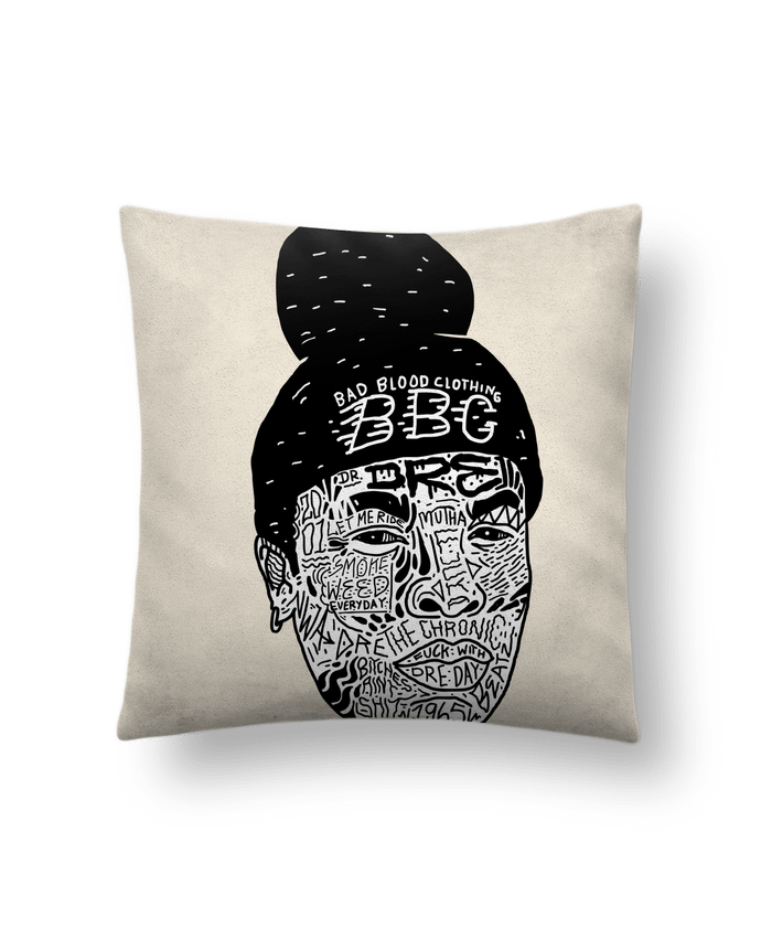 Coussin suédine Dre par Nick cocozza