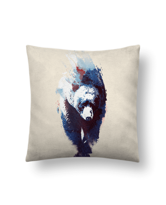 Coussin suédine Death run par robertfarkas