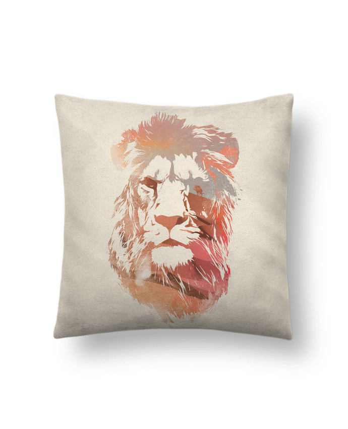 Cushion suede touch 45 x 45 cm Desert lion by robertfarkas