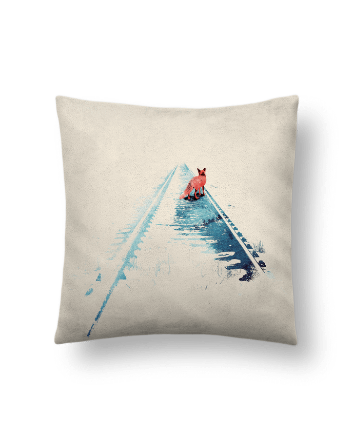 Cushion suede touch 45 x 45 cm From nowhere to nowhere by robertfarkas
