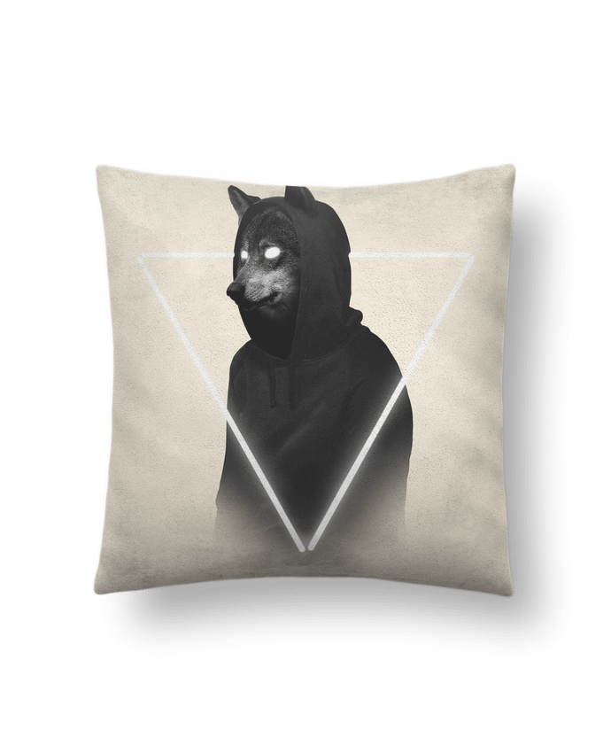 Coussin suédine It's me inside me par robertfarkas