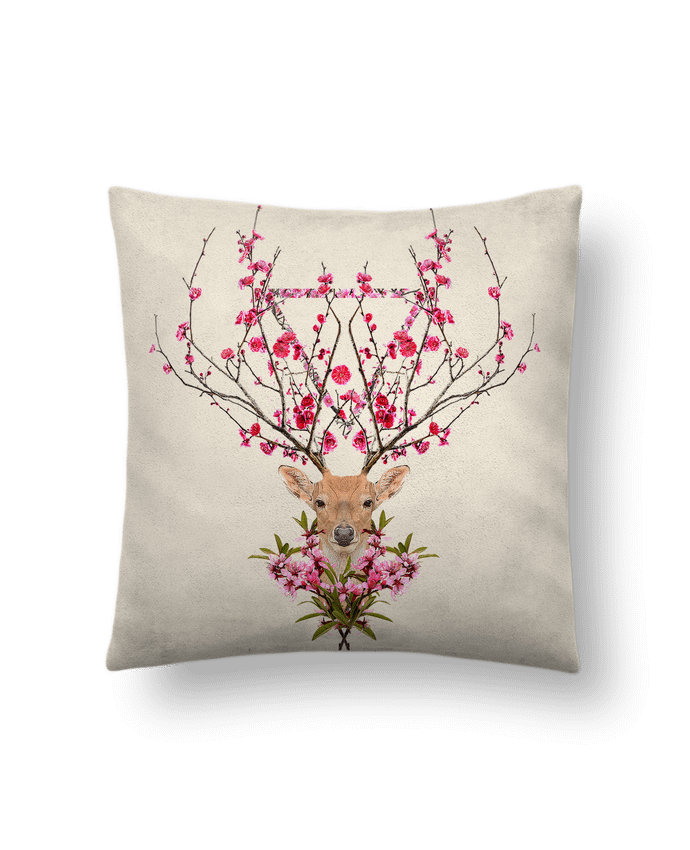 Cushion suede touch 45 x 45 cm Spring deer by robertfarkas