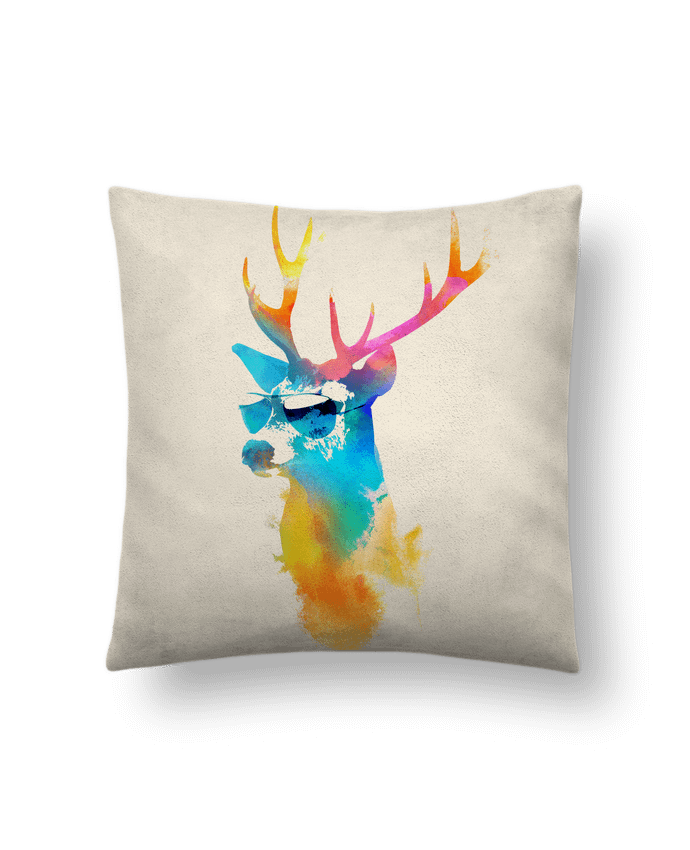Cushion suede touch 45 x 45 cm Sunny stag by robertfarkas