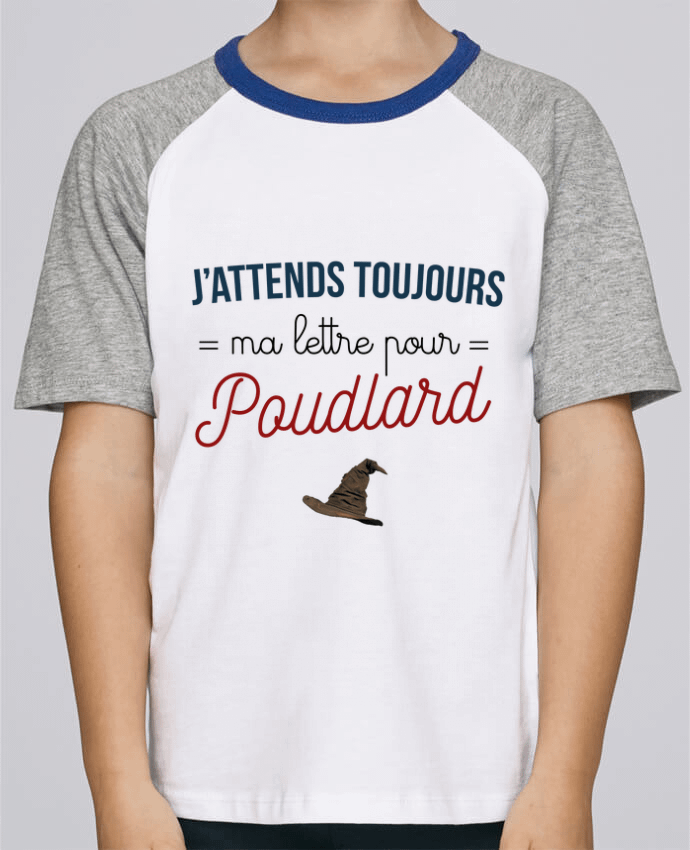 T-shirt enfant Baseball Ma lettre pour Poudlard par La boutique de Laura