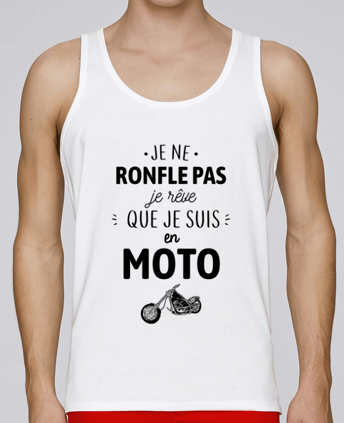 Débardeur homme Je ne ronfle pas par La boutique de Laura 100% coton bio