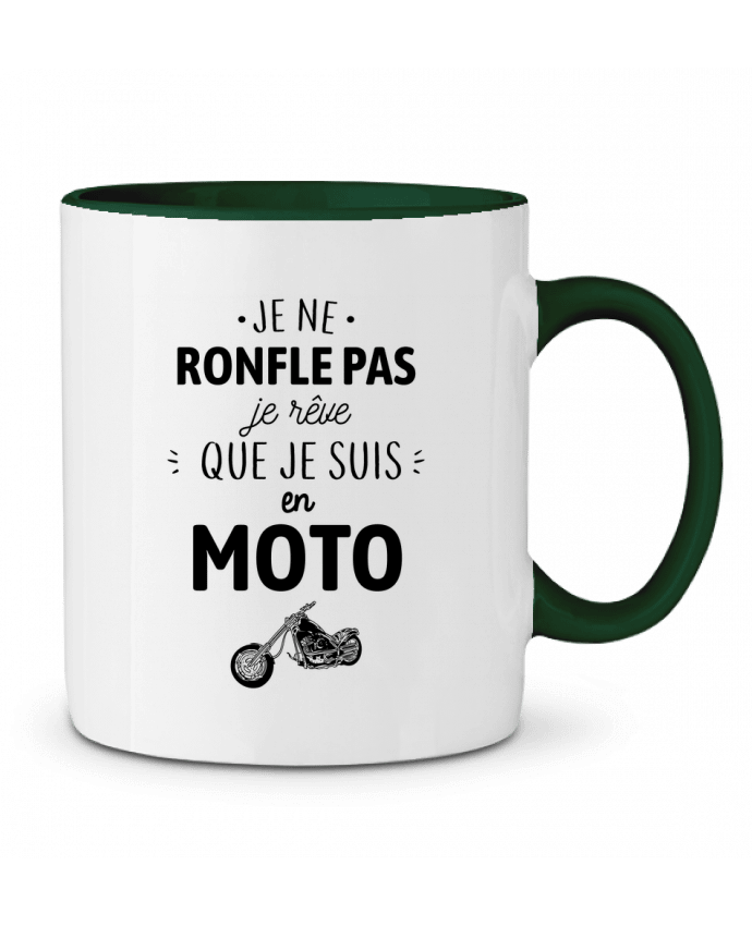 Mug bicolore Je ne ronfle pas La boutique de Laura