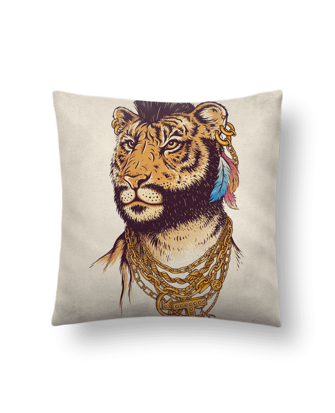 Cushion suede touch 45 x 45 cm Mr tiger by Enkel Dika