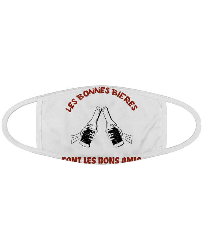 Masque Les bonnes bières font les bons amis par La boutique de Laura