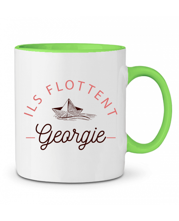 Mug bicolore Ils flottent Georgie La boutique de Laura