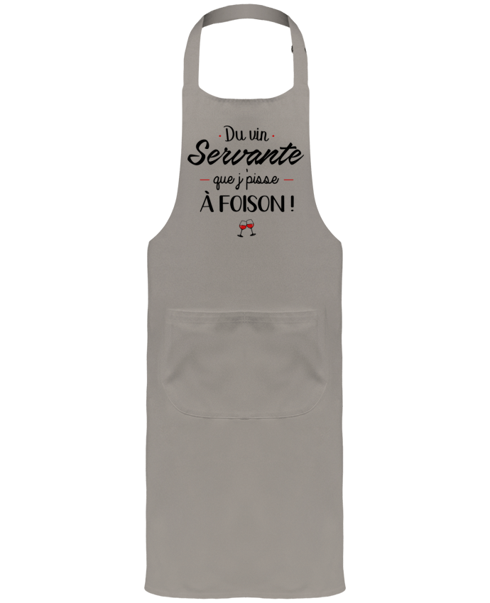 Garden or Sommelier Apron with Pocket Du vin servante by La boutique de Laura