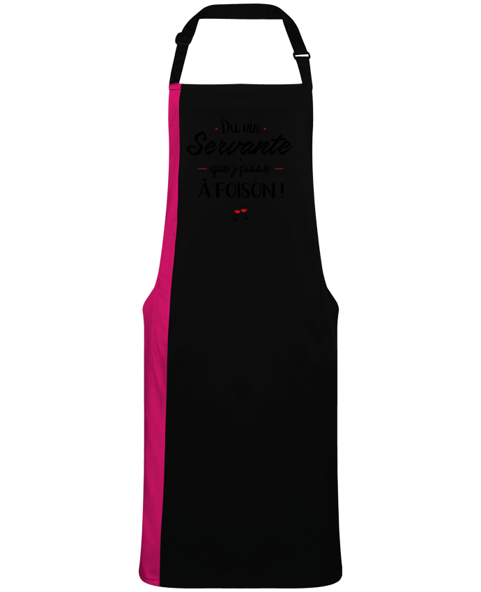 Two-tone long Apron Du vin servante by  La boutique de Laura