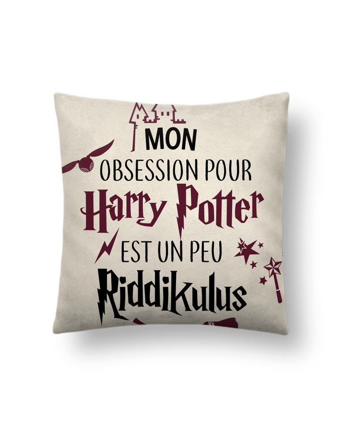 Coussin suédine Obsession Harry Potter par La boutique de Laura
